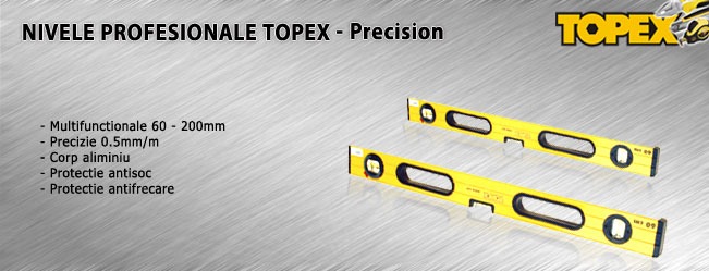 NIVELE PROFESIONALE TMAX Aluminiu – 3 functii